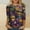 Tops-Multicolor, variant on Mardi Gras Tee Shirt Women Plus Size Funny Graphic 3/4 Sleeve Loose Casual T Shirts Holiday Crew Neck 2026 Carnival Tops Mardi Gras Outfits