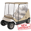 Golf Cart Rain Cover Enclosure 2 Person Club Car Waterproof Portable w/ Case NEW