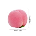 thumbnail image 3 of Vacemry Fake Peach Fruit, Realistic Artificial Watermelon And Peach Models In Pink, Decorative Home Items For Living Room Table Kitchen Countertop Shelf Decor, Photography Props, 3 of 6