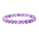 thumbnail image 3 of Pulsera de cuentas de piedra Natural para hombres y mujeres, cuarzo de cristal, amatista, aguamarinas, Jades, joyería, ágata, brazalete elástico, 3 of 4