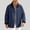 Navy, variant on Lutiedan Mens Button down Jackets Fall Lightweight Vintage Barn Jacket Long Sleeve Corduroy Lapel Outwear with Pockets S-XXL
