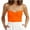 Orange, variant on LIaqionyy Womens Strapless Tops Fall Fashion Casual Vacation Clothes Sweaters Sleeveless Crop Tank Top
