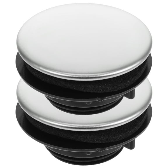 2pcs Universal Sink Drain and Countertop Hole Cover for Bathroom and Kitchen Sinks