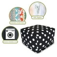 thumbnail image 6 of Majestic Home Goods Decorative Black Large Polka Dot Large Ottoman, 6 of 6