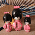 DDWD Japanese Puppet Doll Kimono Cherry Blossom Doll Ornaments Japanese