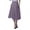 Lavender, variant on Moomaya Womens Below Knee Length A-Line Skirt Front Button Casual Skirt w/ Pockets