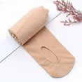 thumbnail image 7 of JGGSPWM Women's Ultra Soft Solid Color Elastic Waist Anti-Snag Pantyhose Leggings Stockings, Opaque, Full Foot, Tights Beige XL, 7 of 7