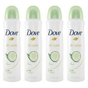 Dove Dry Spray Antiperspirant Deodorant Cool Essentials 3.8 oz, 4 count