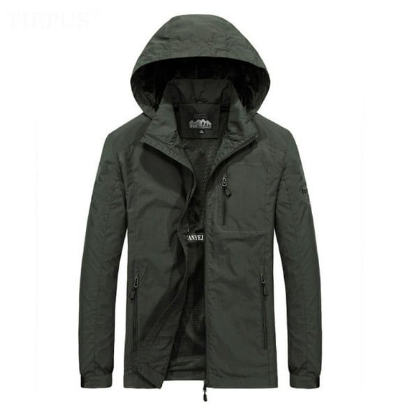 REDHOTYPE Men Sportswear Hooded Softshell Outdoor Raincoat Waterproof Jacket