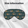 thumbnail image 5 of Naloa Machine Print Sleep Mask for Sleeper, Light Blocking Sleeping Eye Mask for Women Men, Eye Shade with Adjustable Strap for Travel, Nap,Meditation, 5 of 7