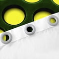 thumbnail image 5 of Green And Yellow Curtains & Drapes 38"Wx54"L Geometric Honeycomb Window Curtains For Teen Men Bedroom,Abstract Geometry Blackout Curtains 3D Stereoscopic Geometrical Window Treatments 2 Panels, 5 of 6