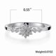 thumbnail image 3 of Women Flower Snowflake Ring, 3 of 4