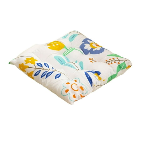 

Wilitto Chair Cushion Seat Cushion High Rebound Comfortable Flowers Print Dining Chair Seat Pad for Home