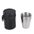 thumbnail image 1 of 8pcs Shot Glasses With Cup Holder, Stainless Steel Schnapps Cups, 30ml, 1 of 3