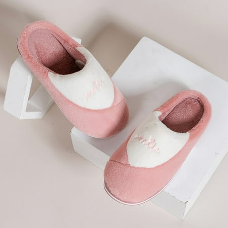 

Gubotare Women Slippers Cute Animal Slippers for Women Winter Warm Memory Foam House Slippers Soft Cozy Booties Non-Slip Slip-on Shoes for Girls Indoor Outdoor Shoes Pink 8.5