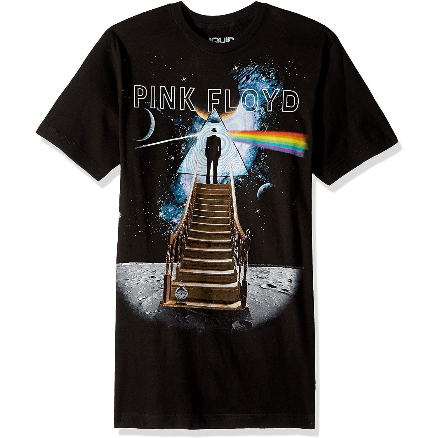Pink Floyd Men's  Hammer March W/ Face T-shirt Black 