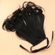 thumbnail image 5 of WORGEOUS Peluca de pelo largo y rizado de 48 cm, cola de caballo con cordón, postizo sintético, extensiones de cabello de cola de caballo ondulada (negro natural), 5 of 8