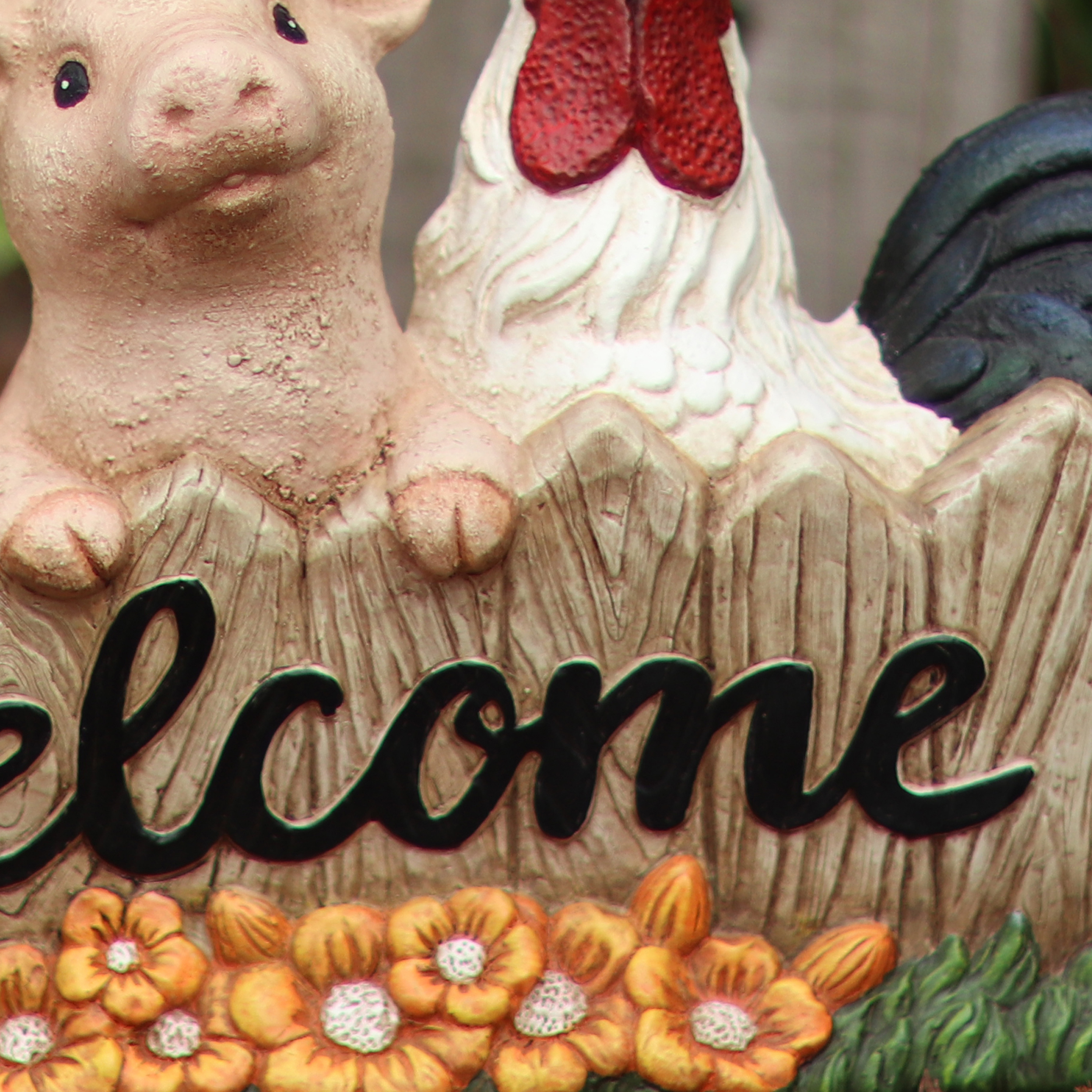 Mainstays Outdoor Welcome Small Animals Garden Statue