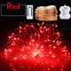 thumbnail image 3 of Guirnalda de luces navideñas con pilas, resistente al agua, 8 modos, mando a distancia, 50 LED, 100 LED, luces interiores, luces parpadeantes de cobre, 3 of 5