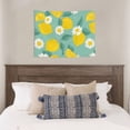 thumbnail image 5 of Bingfone Lemons Chamomile Flowers And Leaves Tapestry Wall Hanging Decor For Living Room Bedroom Dorm Classroom Office Decor 29x37 Inch, 5 of 9