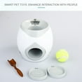 thumbnail image 3 of 1PCS Automatic Pet Feeder, Double Hole Hyper Pet Ball Launcher Interactive Dog Toys With Feeding Flat Tray For Small Dogs, 3 of 8
