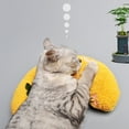 thumbnail image 4 of Methold Almohada de algodón para gatos, fácil de limpiar y cómoda, para amantes de las mascotas, almohada para dormir para perros y gatos, Perchas para gatos amarillo, 4 of 6
