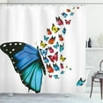 thumbnail image 1 of Ambesonne Butterfly Shower Curtain, Concept Art Monarch, 69"Wx84"L, Multicolor, 1 of 3