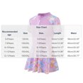 thumbnail image 3 of Gytharion Summer One-Piece Bathing Suits for Teen Girls Fashion Print Short Sleeve Zipper Skirted Swimsuit Kids Girls Cute Swimming Dresses, Sizes 5-13 Years, 3 of 7