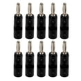 thumbnail image 4 of Stackable 4mm Banana Plug Set Screw Connectors Brass ABS 24A Electronics Industrial Equipment, 4 of 7