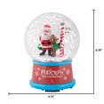 thumbnail image 3 of Christmas Rudolph the Red Nosed Reindeer Snow Globe with Rudolph, 3 of 6