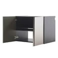 thumbnail image 2 of Osy Wall Mounted Storage Garage Cabinet, 2 Shelves, Double Door, Gray, 2 of 2