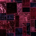 thumbnail image 1 of Ahgly Company Indoor Square Abstract Pink Modern Area Rugs, 5' Square, 1 of 4