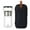 Black, variant on Cool Glass Teapot With Infuser And Insulated Mug Portable Tea Kit For Loose Tea Diffuser Teapot Alternative For Tea Lover (Black)