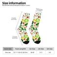 thumbnail image 2 of Balery Vegetables2 Calcetas Largas con Estampado para Hombre y Mujer – Suaves y Transpirables, Talla Única (US 5-11), 2 of 6
