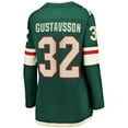 thumbnail image 3 of Women's Fanatics Filip Gustavsson Green Minnesota Wild Home Breakaway Player Jersey, 3 of 3