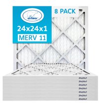 Air Bear MERV 11 24x24x1 Pleated Air Filter 2-pack (Actual Size: 23.5x23.5x.75)