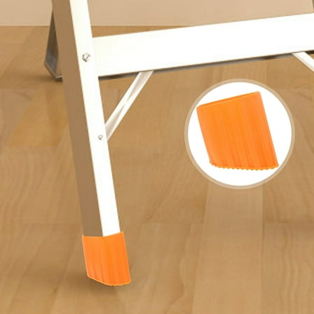 GOOHOCHY 4pcs Rubber Ladder Feet Pads Nonslip Ladder Foot Boots Ladder Security Bumpers Replacement for Telescoping and Folding Ladder