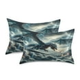 thumbnail image 2 of JSTEL Dragon in Sky Satin Pillowcase Queen Size Pillow Cases Envelope Closure Bed Pillow Cover, 20 x 30 inch, 2 of 9