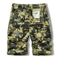 thumbnail image 2 of Fheaev Cargo Shorts For Men Men's Camouflage Workwear Shorts Fit Multi Pocket Zipper Straight Leg Five Piece Pants Shorts, 2 of 9