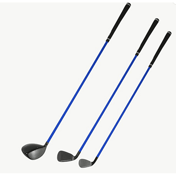 Lag Shot Triple Threat Combo (Right Handed) Driver Wedge 7 Iron Golf Club Swing Trainer Aid