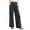 Dark Gray-pants, variant on Aezemi Women Corduroy Palazzo Pants Button Elastic Waist Fashion Pleated Comfy Pull on Pants Womens High Waisted Ruched Stretch Trendy Outdoor Long Trousers with Pockets L