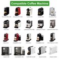 thumbnail image 3 of 100 c&aacute;psulas de papel de aluminio vac&iacute;as desechables y rellenables, compatibles con m&aacute;quinas de l&iacute;nea original Nespresso, haz tus propios filtros de tazas d, 3 of 7