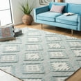 thumbnail image 2 of SAFAVIEH Vermont Yazmin Geometric Area Rug, Blue/Ivory, 8' x 10', 2 of 8