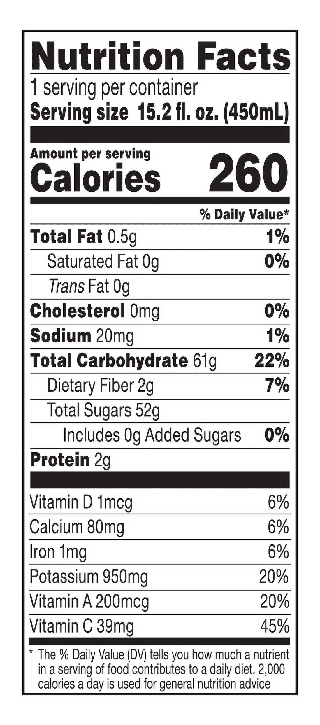 Bolthouse Farms Fruit Juice Smoothie, Amazing Mango, 15.2 fl. oz. Bottle