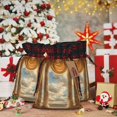 thumbnail image 6 of Rocae Golden Drapes Pillars Clouds Print Christmas Drawstring Linen Gift Bag with Drawstrings Treat Bag Goody Present Bags for Christmas Party Favor, 6 of 8