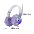 thumbnail image 4 of Viflosae Bluetooth Headphones over the Ear Bluetooth Headphones Wireless Earphones Bluetooth 5.3 Head Mounted High-definition Calling HIFI Sound Quality Long Battery Plug-in Bluetooth Earphones, 4 of 8