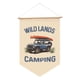 thumbnail image 1 of Bandera decorativa para campamento al aire libre, bandera para acampar, bandera de cuerda, bandera para acampar, bandera colgante para campamento, suministros de decoración para campamento de verano, 1 of 2