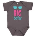 thumbnail image 3 of Inktastic Big Sister, Older Sister, Sunglasses - Blue Pink Girls Baby Bodysuit, 3 of 5