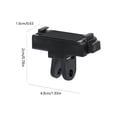 thumbnail image 5 of Magnetic Quick Release Folding Adapter for Action 6 Camera Double Interfaces Lightweight Construction Secure Mounting, 5 of 8