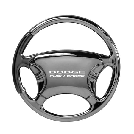 - Dodge Charger Black Chrome Steering Wheel Key Chain